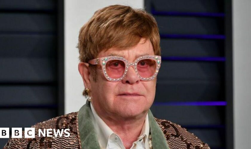 Elton John left with 'limited vision' in one eye