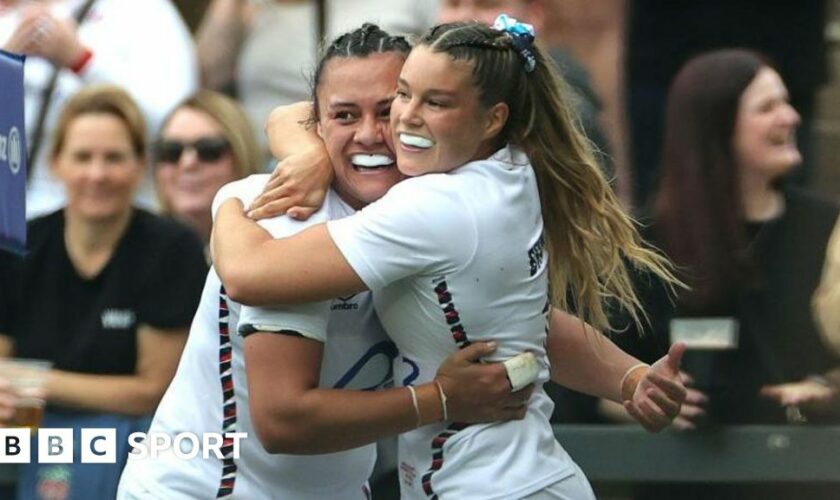 Jess Breach celebrates