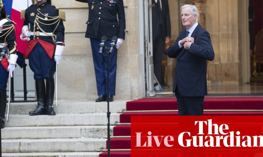 French politicians react to Michel Barnier’s appointment as France’s new prime minister – Europe live