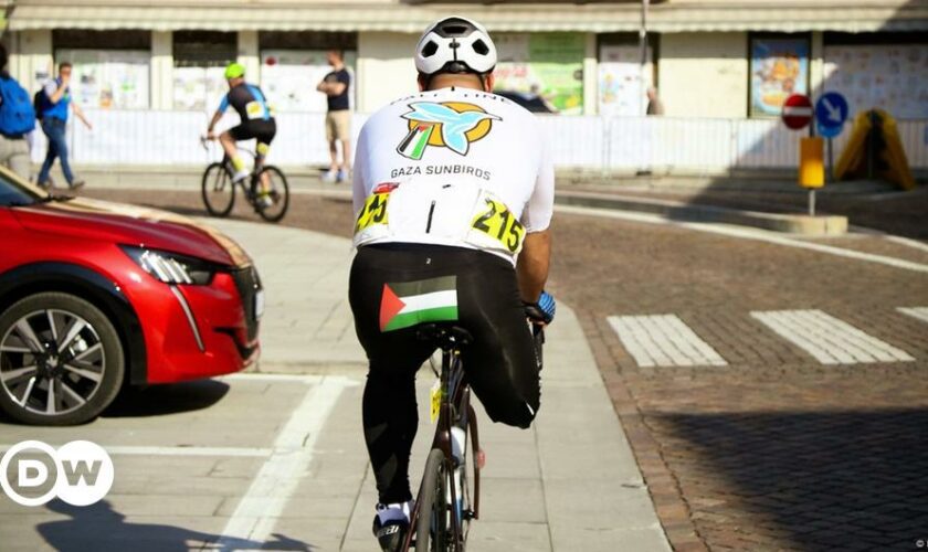 Gaza para cyclists deliver aid, inspiration and hope