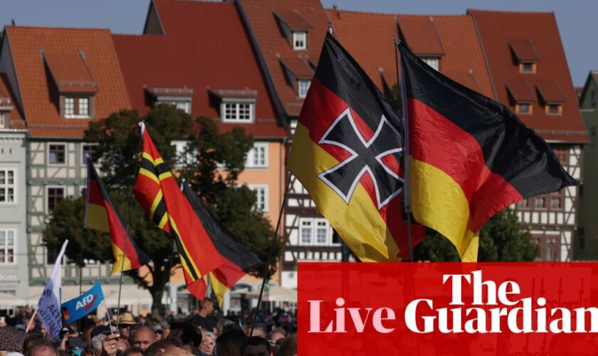 German elections live: Far right leads in Thuringia exit poll, centre-right ahead in Saxony