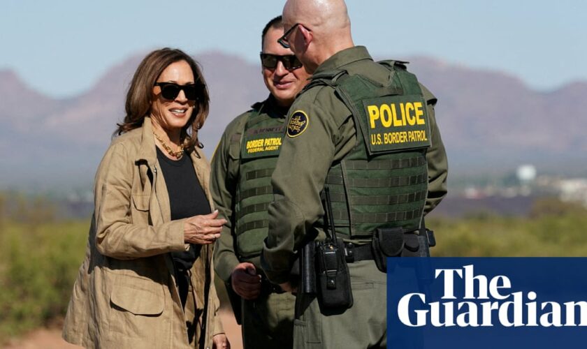 Harris accuses Trump of playing ‘political games’ during US border visit