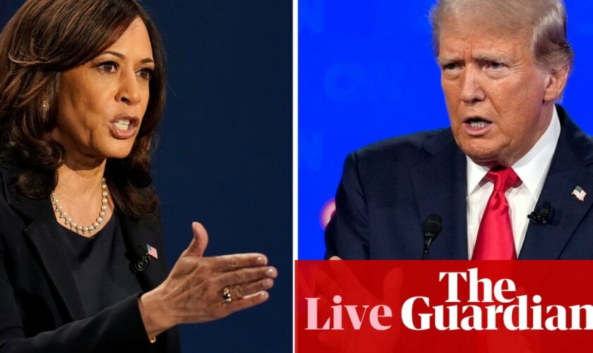 Harris endorsed by 10 former top military officials who call Trump a ‘danger to national security’ – live