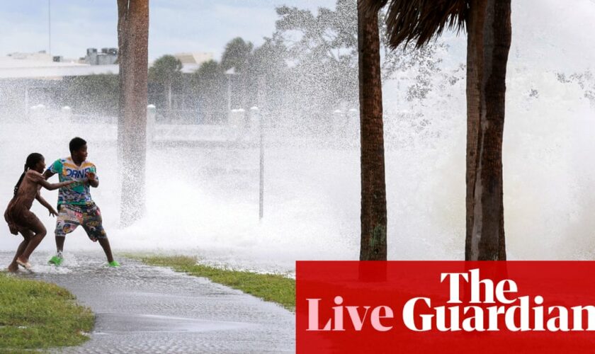 Hurricane Helene: at least three dead as storm hits Florida and Georgia – live updates