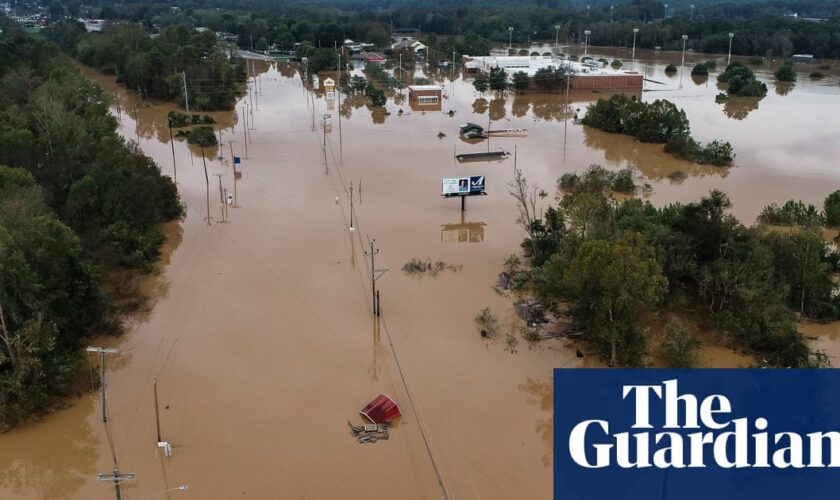 Hurricane Helene’s ‘historic flooding’ made worse by global heating, Fema says