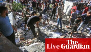 Israel-Gaza war live: UN chief condemns ‘violations’ of humanitarian law after six Unrwa staff killed in Israeli airstrike