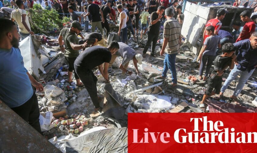 Israel-Gaza war live: UN chief condemns ‘violations’ of humanitarian law after six Unrwa staff killed in Israeli airstrike