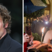 Jeremy Allen White, el gran ausente en el cumpleaños de Rosalía, es pillado besándose con una actriz