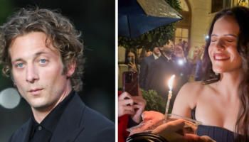 Jeremy Allen White, el gran ausente en el cumpleaños de Rosalía, es pillado besándose con una actriz