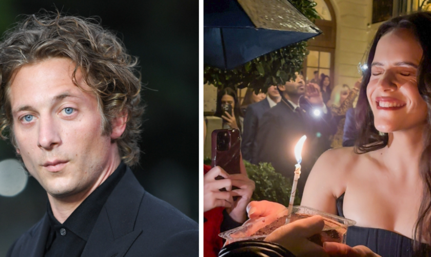 Jeremy Allen White, el gran ausente en el cumpleaños de Rosalía, es pillado besándose con una actriz