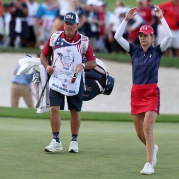 La primera jornada de la Solheim Cup se le atragantó al equipo europeo