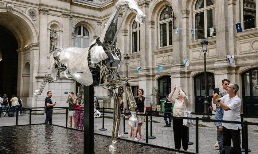 Le cheval mécanique des JO sera exposé au château de Versailles