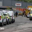 Light aircraft crashes at industrial estate