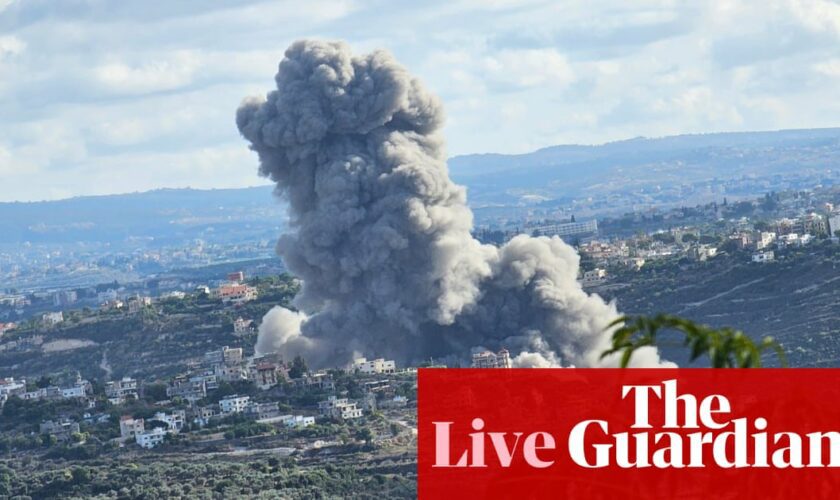 Middle East crisis live: Israel launches major strikes on Lebanon as White House says diplomacy ‘urgent’