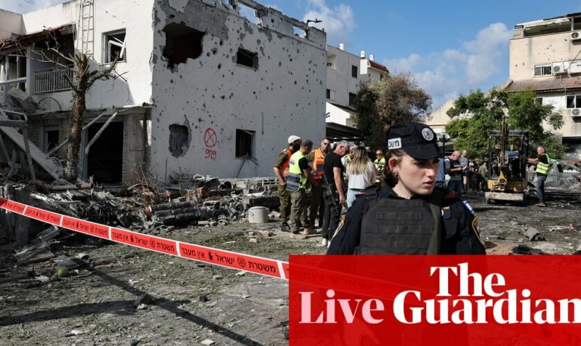 Middle East on brink of ‘imminent catastrophe’, UN warns; Hezbollah hits Israel with overnight rocket attack, IDF says – live