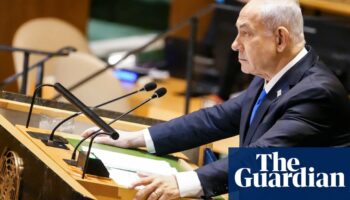 Netanyahu defies calls for ceasefire at UN as Israeli missiles target Beirut