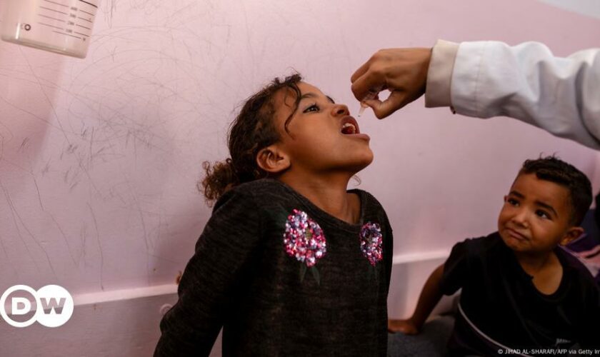 Polio-Impfkampagne im Gazastreifen hat offiziell begonnen