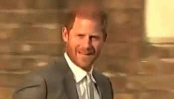 Prince Harry's telling four-word response when asked 'are you happy to be home'