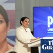 Priti Patel knocked out of Tory leadership contest in first round