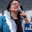 Rashida Tlaib condemns cartoonist for racist image of her with exploding pager