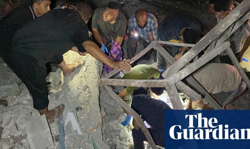 Senior Gaza aid official and family killed by Israeli airstrike on home