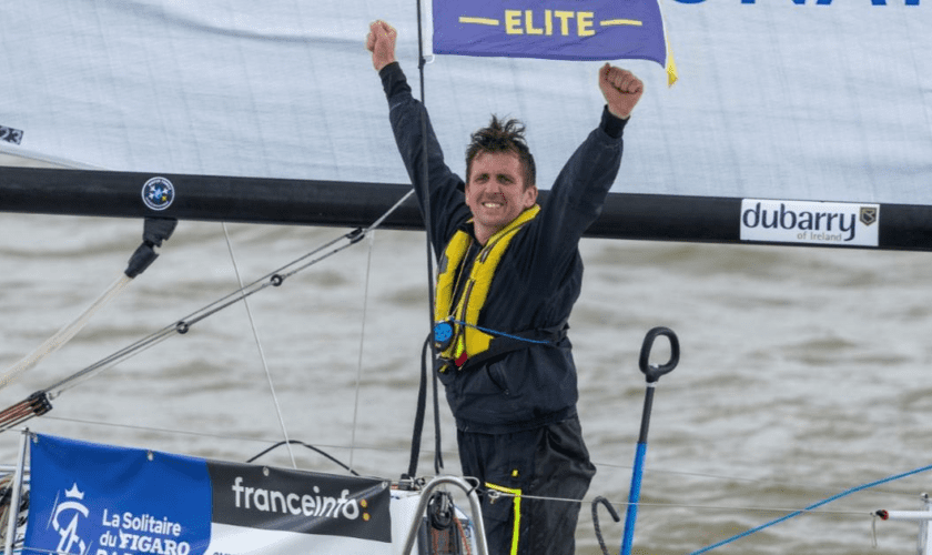 Solitaire du Figaro Paprec : vainqueur de la deuxième étape, Tom Dolan signe un joli coup