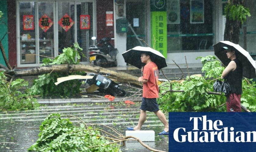 Super Typhoon Yagi hits China’s Hainan forcing 1 million to leave their homes