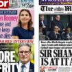 The Papers: 'No more austerity' and 'Sir Shameless at it again'