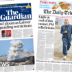 The Papers: PM to 'end gloom' and donor 'breaks cover'