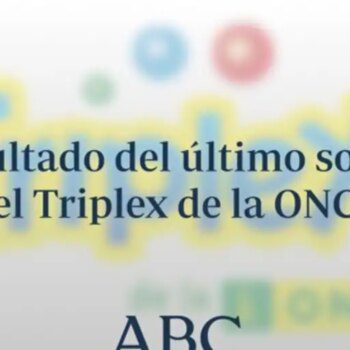 Triplex de la ONCE: Resultados de hoy jueves, 19 de septiembre de 2024