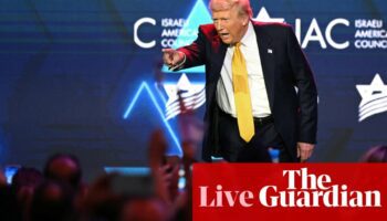 Trump bemoans lack of support from Jewish voters as claims of ally’s antisemitism emerge – US politics live