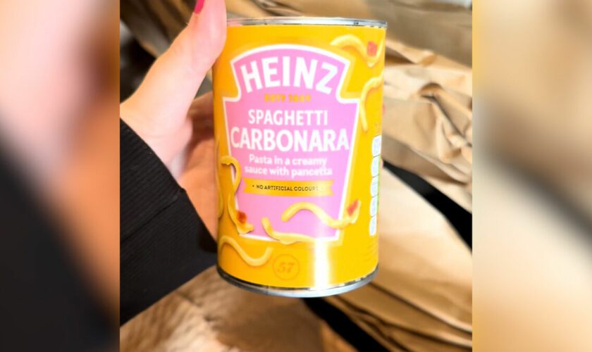 VIDÉO. Royaume-Uni : Heinz sort des pâtes à la carbonara en boîte de conserve, l’Italie crie au scandale