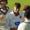 Somerset celebrate taking wicket