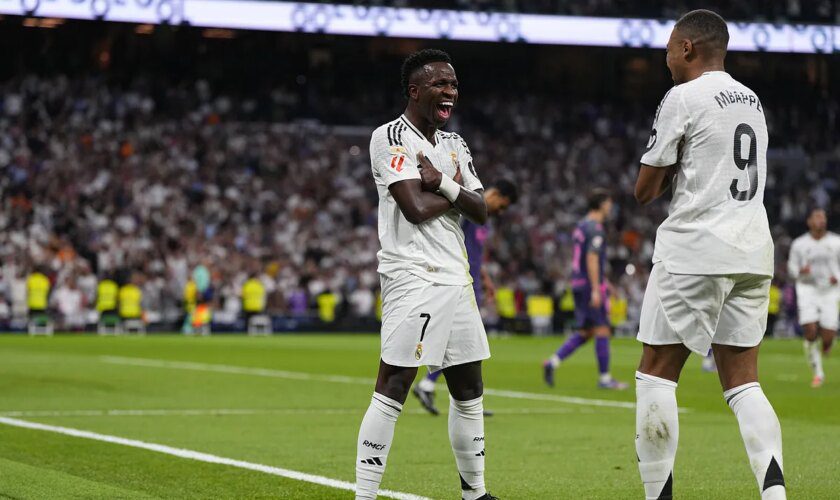 Vinicius provoca una chispa a tiempo en el Madrid para remontar al Espanyol