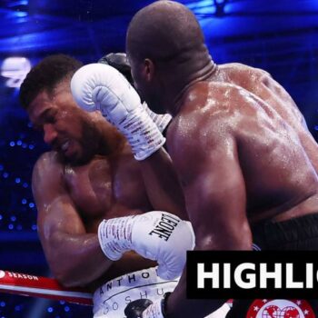 Anthony Joshua and Daniel Dubois