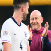 Lee Carsley reacts after England beat the Republic of Ireland in Dublin