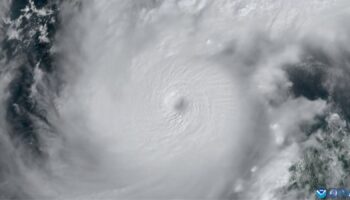 Hurricane Milton on 7 October. Pic: Reuters/CSU/CIRA & NOAA