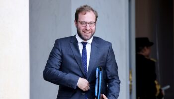 Le ministre des Finances Antoine Armand, à l'Élysée, le 1er octobre 2024