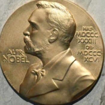 Nobelpreis-Plakette