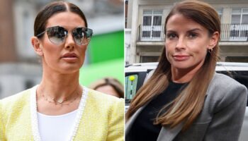 Rebekah Vardy and Coleen Rooney