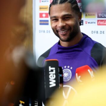 Serge Gnabry ist der mit Abstand treffsicherste Spieler im Kader. Foto: Daniel Löb/dpa