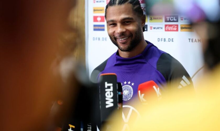 Serge Gnabry ist der mit Abstand treffsicherste Spieler im Kader. Foto: Daniel Löb/dpa