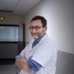 Chief of the emergency department of the Delafontaine hospital, Mathias Wargon, poses in Saint-Denis, suburb of Paris, on July 16, 2020. (Photo by JOEL SAGET / AFP)