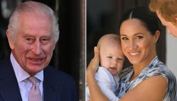 Prince Harry and Meghan Markle's son Archie shares habit with Charles despite rarely seeing him