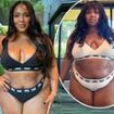 Lizzo displays her dramatic weight loss in lingerie after hitting back at Ozempic rumours