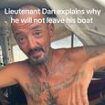 'Lieutenant Dan' reveals why he's refusing to leave his Tampa boat as Hurricane Milton approaches: 'Just like Noah and his ark, I'll be fine'