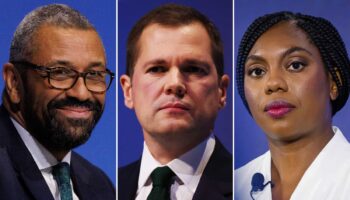 Tory MPs pivot to the right as centrist James Cleverly knocked out of leadership race