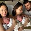 Megan McKenna gives birth to a baby boy! Former TOWIE star welcomes first child with fiancé Oliver Burke in Germany as she reveals his adorable name