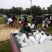 Hurricane Milton: Floridians resort to digging trenches and using mulch as sand runs out