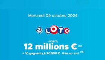 Résultat Loto (FDJ) : le tirage de ce mercredi 9 octobre 2024 [EN LIGNE]